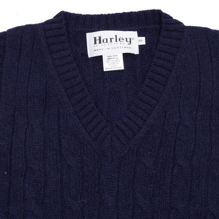 Harley Supersoft V-neck Slipover in New Navy