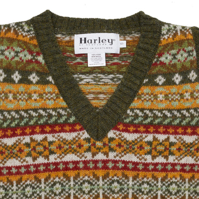 Harley Supersoft Fair Isle Slipover in Pineshadow