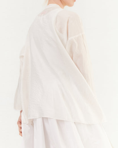 Manuelle Guibal Shirt Mao Shylk in Blush