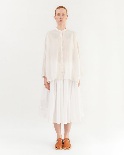 Manuelle Guibal Shirt Mao Shylk in Blush