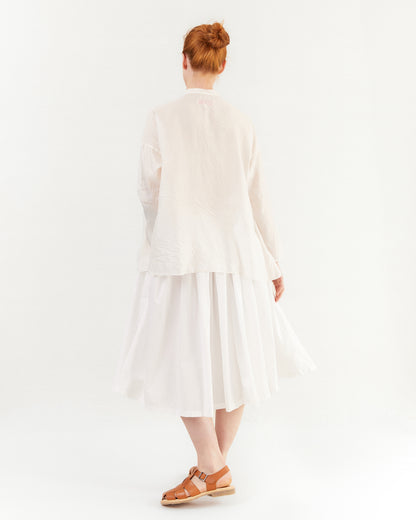 Manuelle Guibal Shirt Mao Shylk in Blush