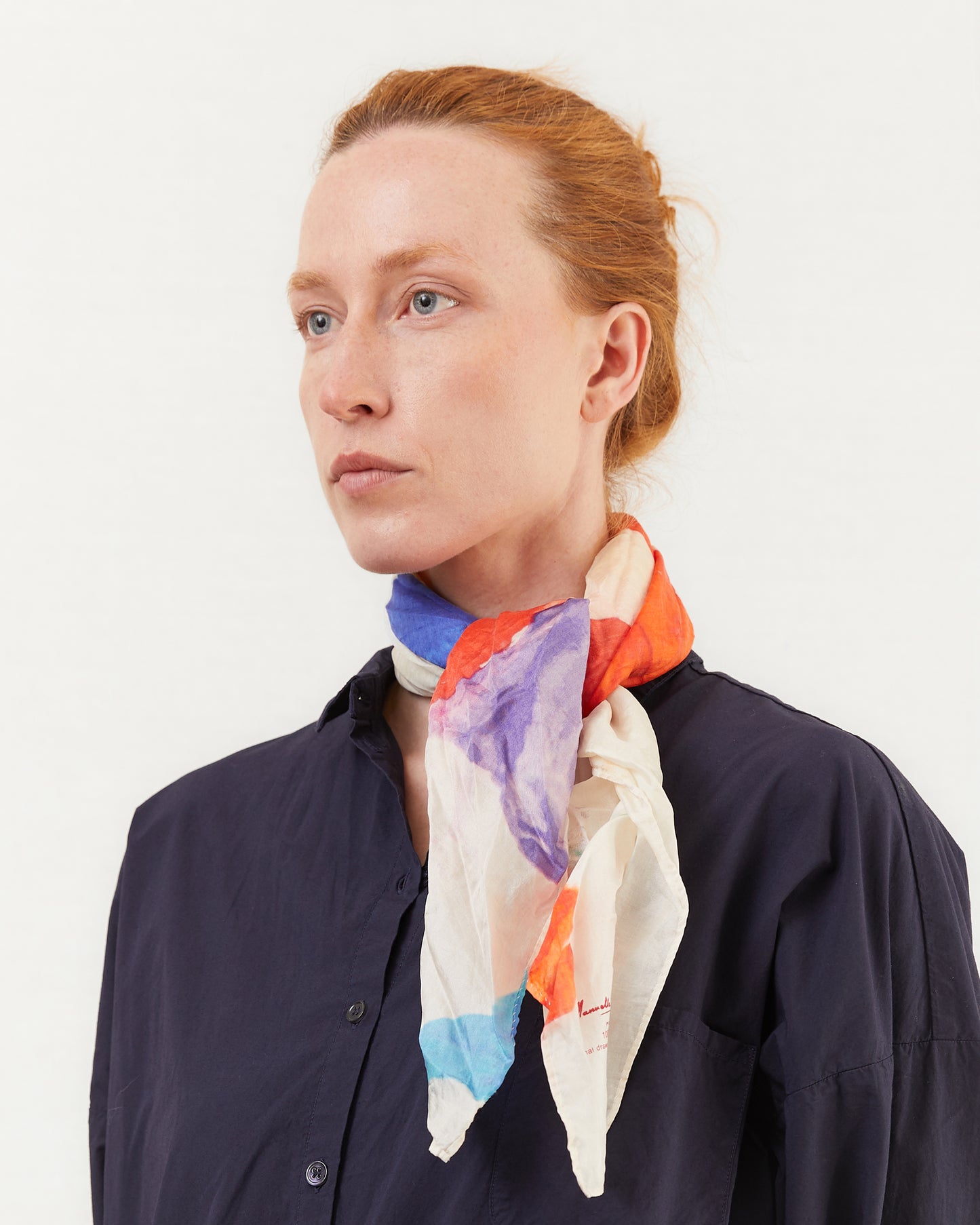 Manuelle Guibal Noni Silk Scarf in Original Print