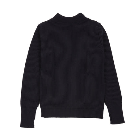 Andersen-Andersen Crew Neck Navy Sweater in Navy