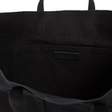 Amiacalva Canvas Large Tote Bag in Black