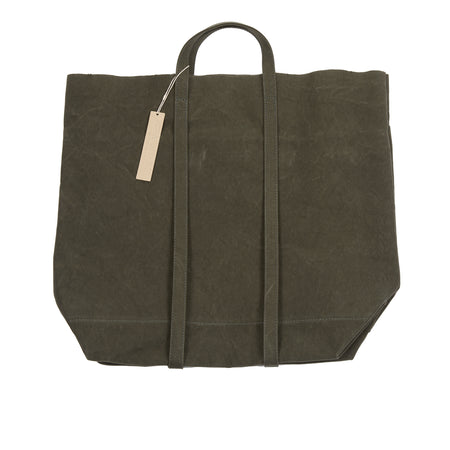 Amiacalva Canvas Large Tote Bag in Olive