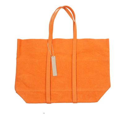 Amiacalva Canvas Medium Tote Bag in Orange