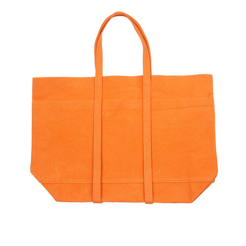 Amiacalva Canvas Medium Tote Bag in Orange
