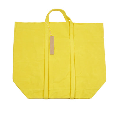 Amiacalva Light Ounce Canvas Large Tote Bag in Yellow