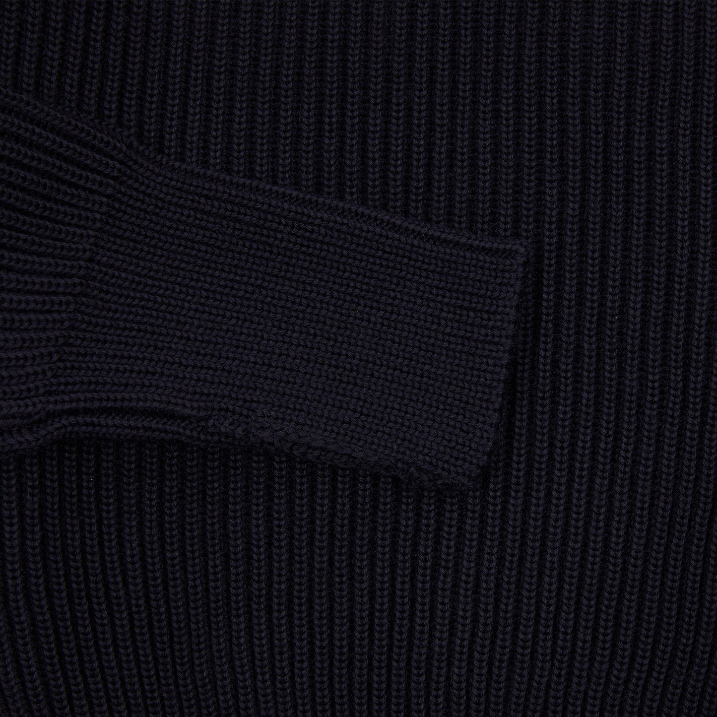 Andersen-Andersen Navy Turtleneck Sweater in Navy Blue