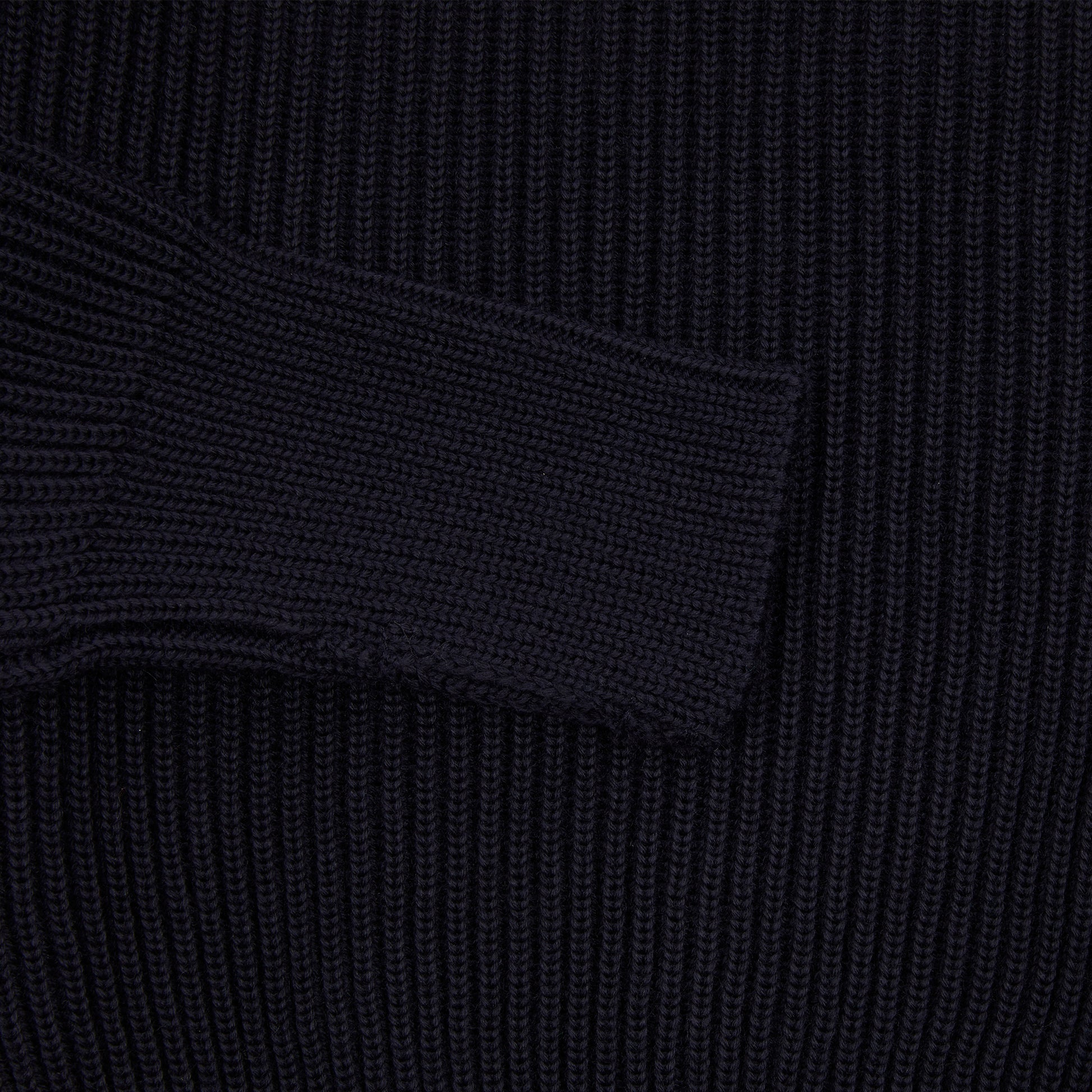 Andersen-Andersen Navy Turtleneck Sweater in Navy Blue