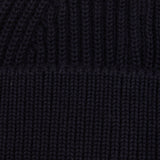 Andersen Andersen Short Wool Beanie in Navy Blue