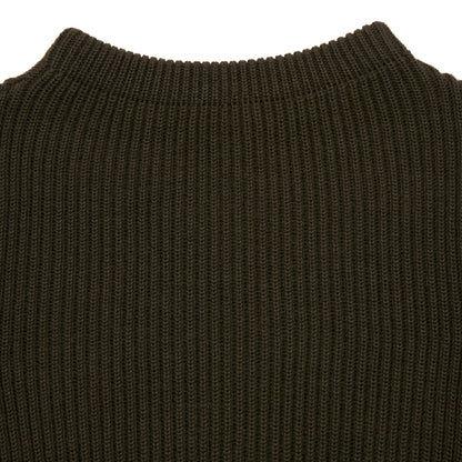 Andersen-Andersen Hunting Green Crew Neck Sweater