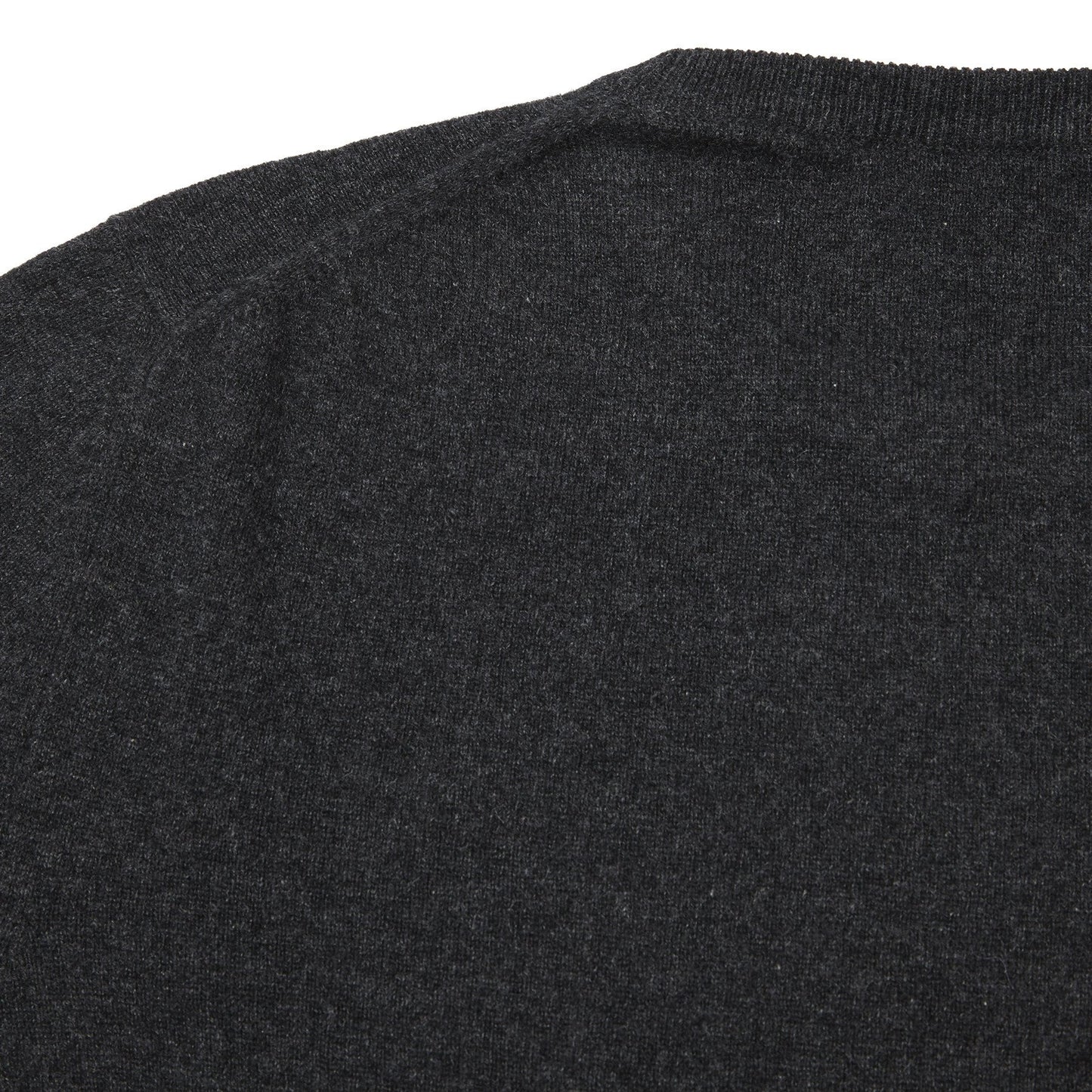 Annapurna Cashmere Crew-neck Jumper in Charcoal