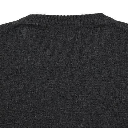 Annapurna Cashmere Crew-neck Jumper in Charcoal
