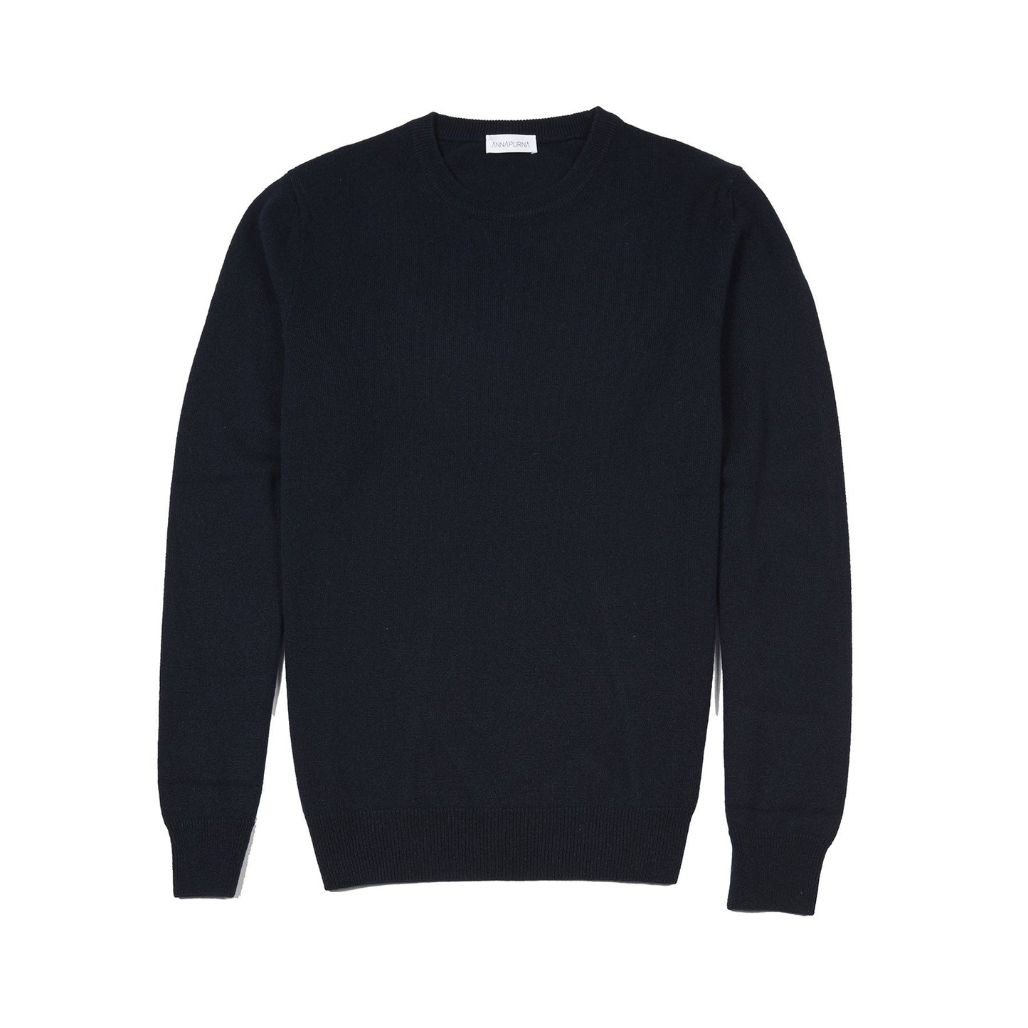 Annapurna Cashmere Crew-neck Jumper in Navy