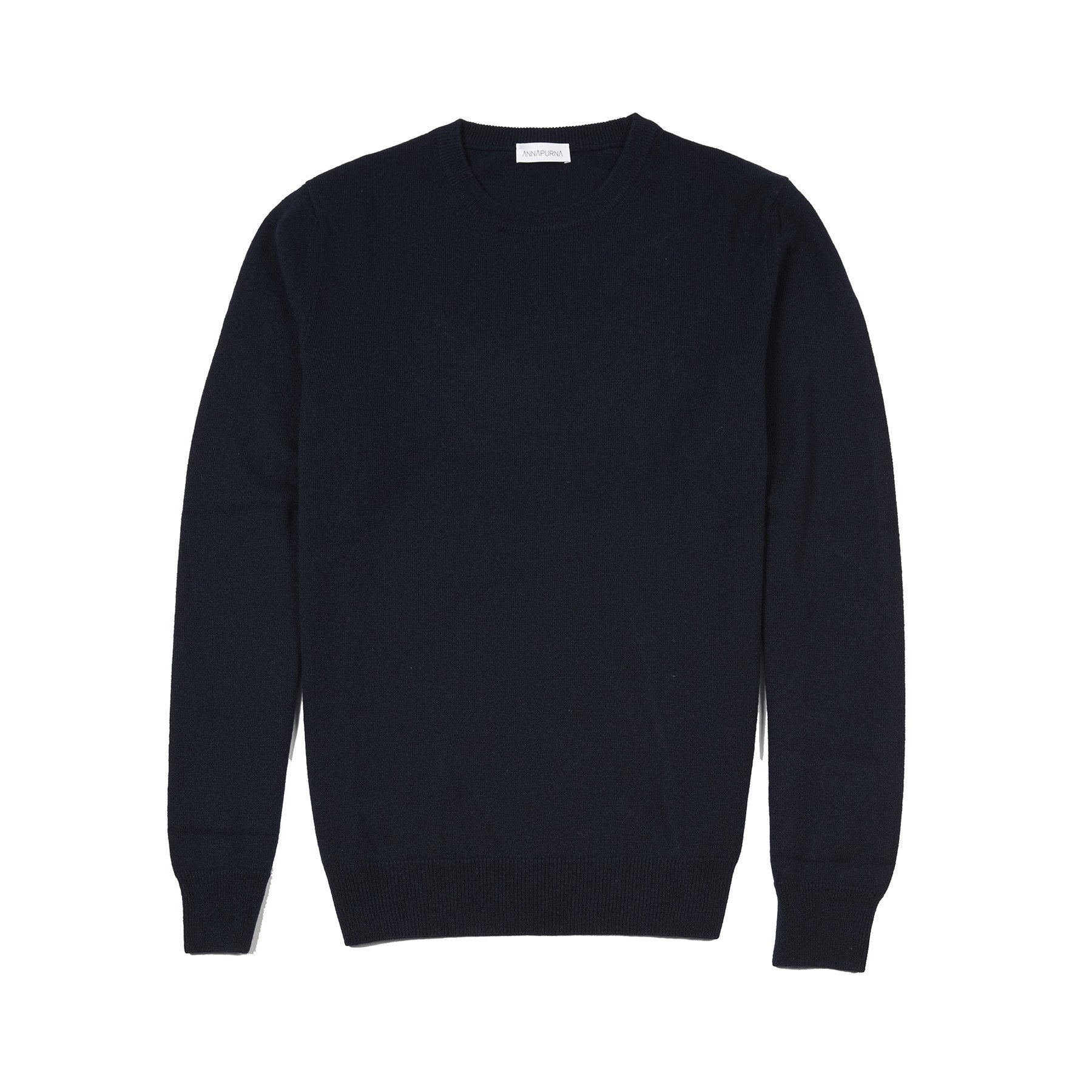 Annapurna Cashmere Crew-neck Jumper in Navy