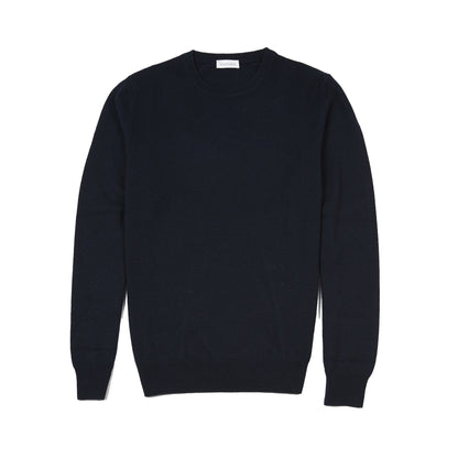 Annapurna Cashmere Crew-neck Jumper in Navy