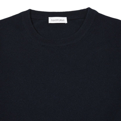 Annapurna Cashmere Crew-neck Jumper in Navy