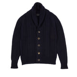 Begg & Co Aspen Cashmere Cardigan in Pacific