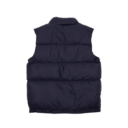 Crescent Down Works Italian Vest in Navy/Navy