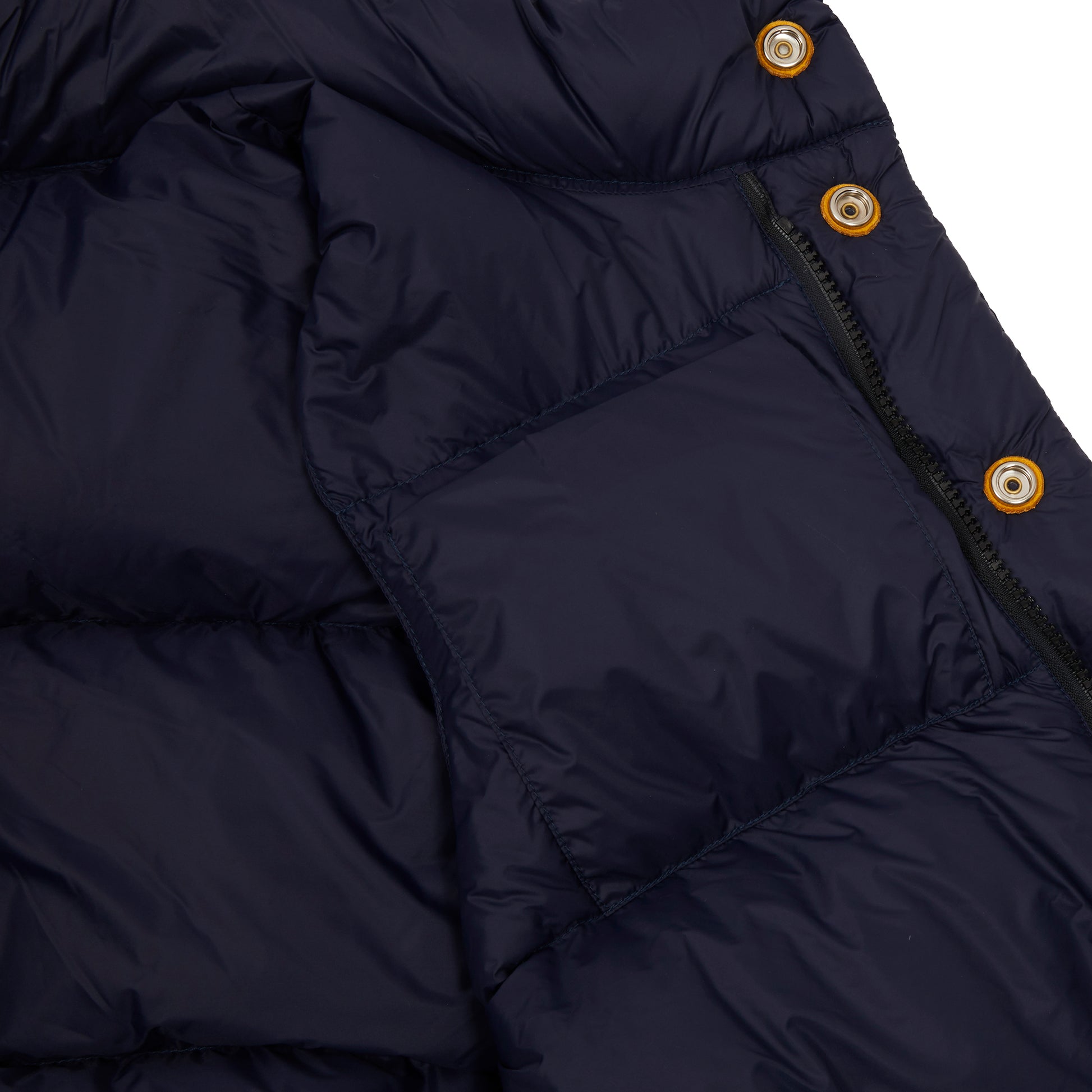 Crescent Down Works Italian Vest in Navy/Navy