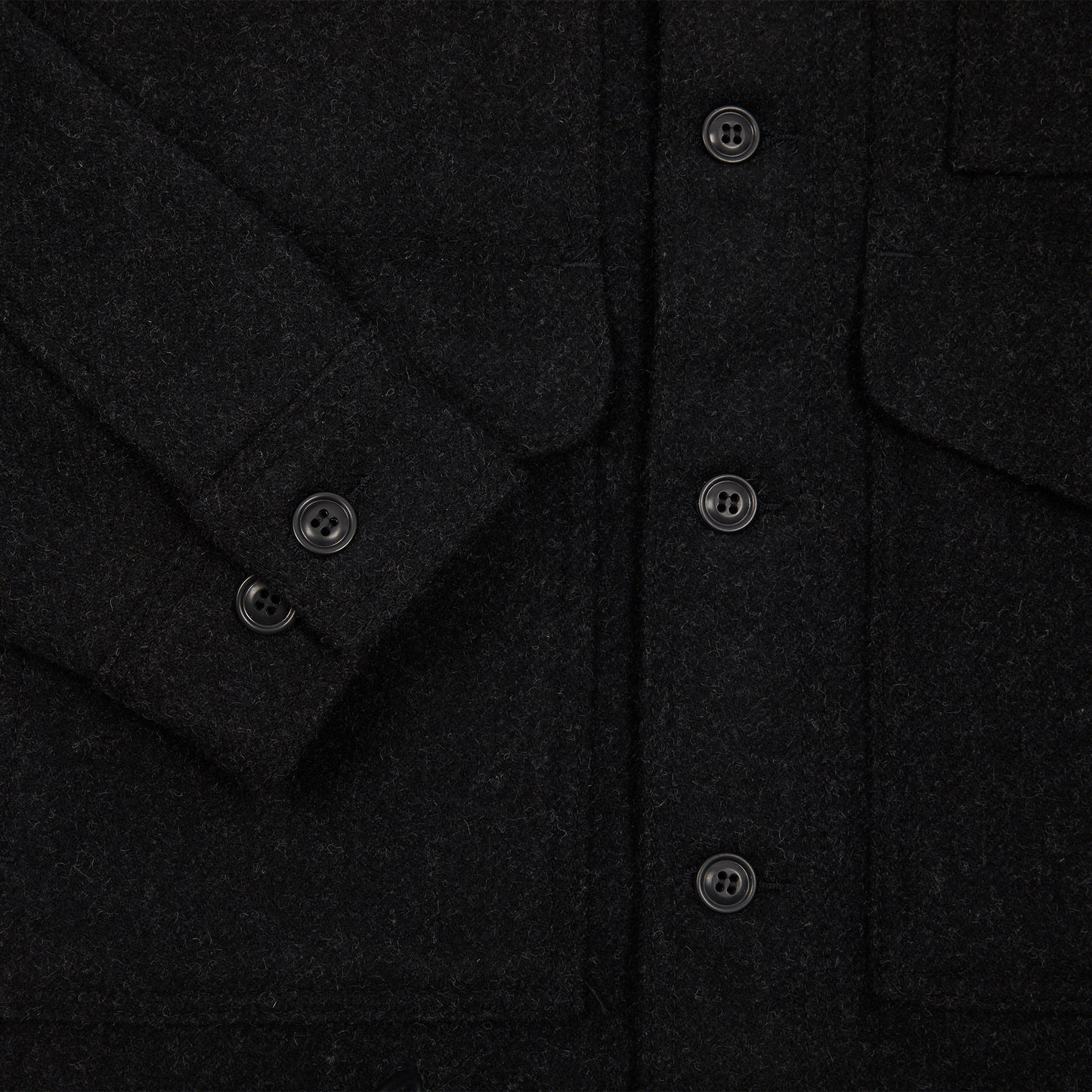 Filson Wool Mackinaw Cruiser Jacket in Charcoal