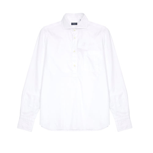 Finamore Porto Achille Cotton Shirt in White