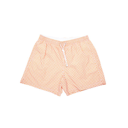Fiorio Kaleidoscope Print Swim Shorts in Orange