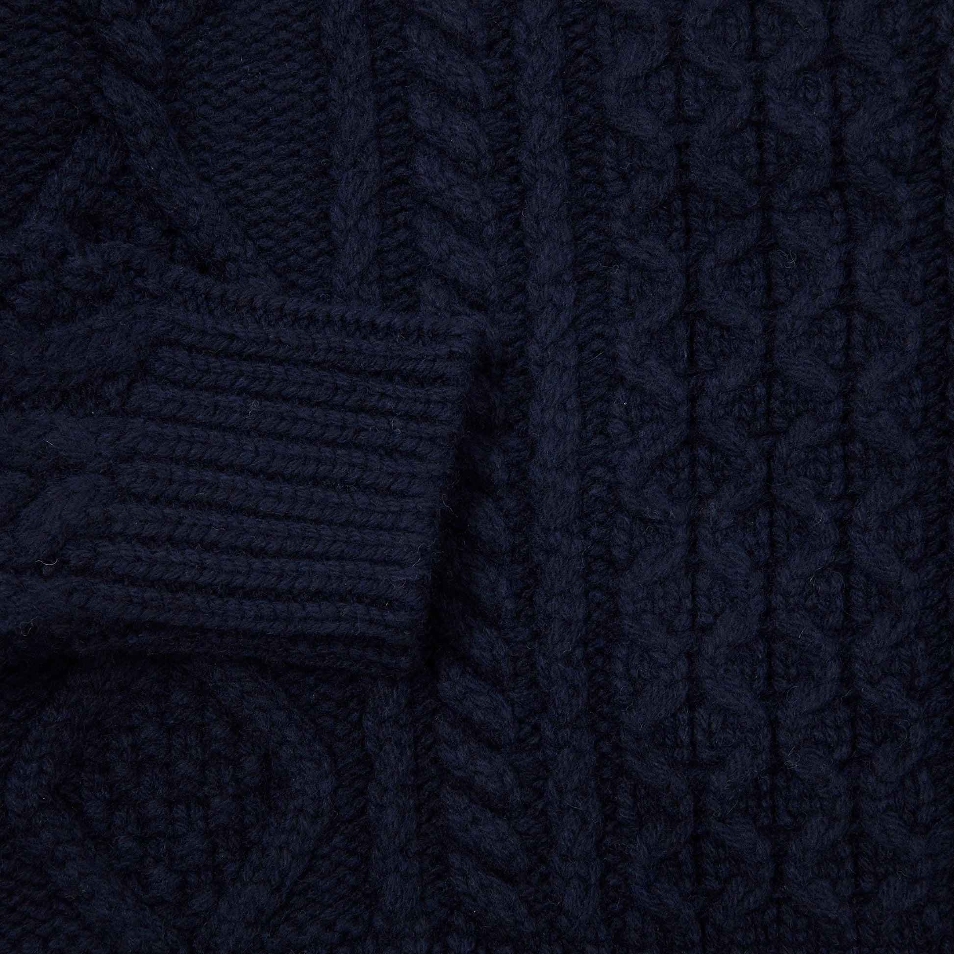 GRP Casa Isaac Cable Knit Jumper in Navy