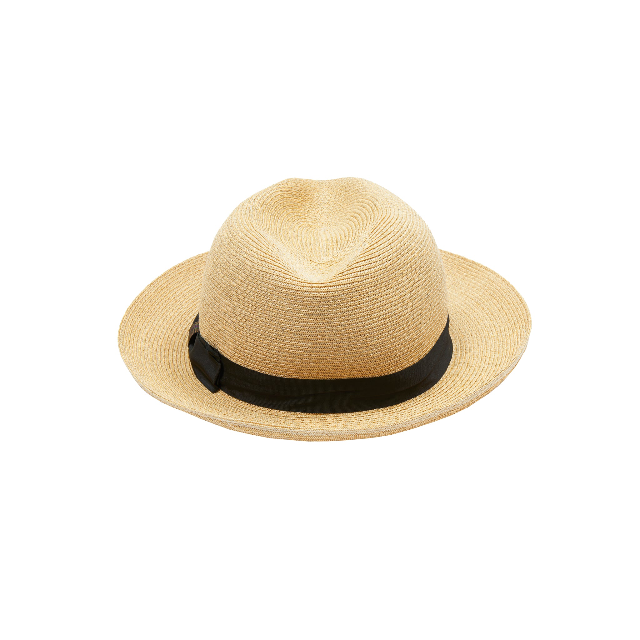 GREVI Straw Fedora ~ Italy Grevi Summer Straw Hat – Cappelleria Bacca main image 3