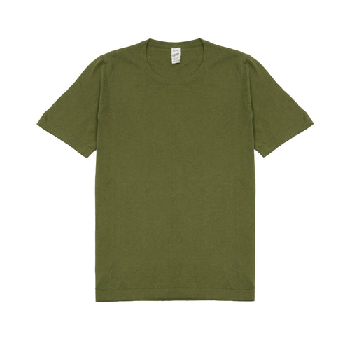 GRP Short Sleeve Cotton/Linen T-shirt in Green