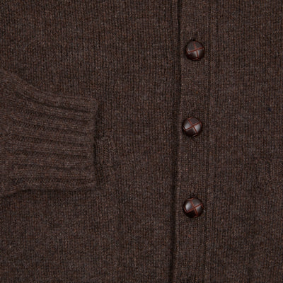 Harley Lambswool Cardigan in Porcupine