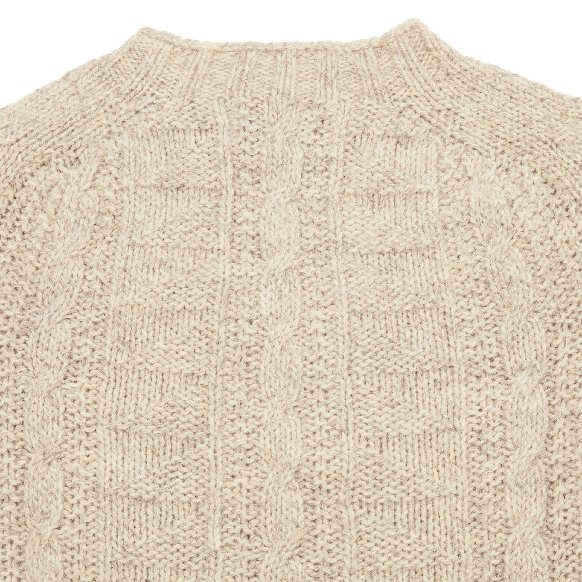 Harley Chunky Cable Jumper in Corn