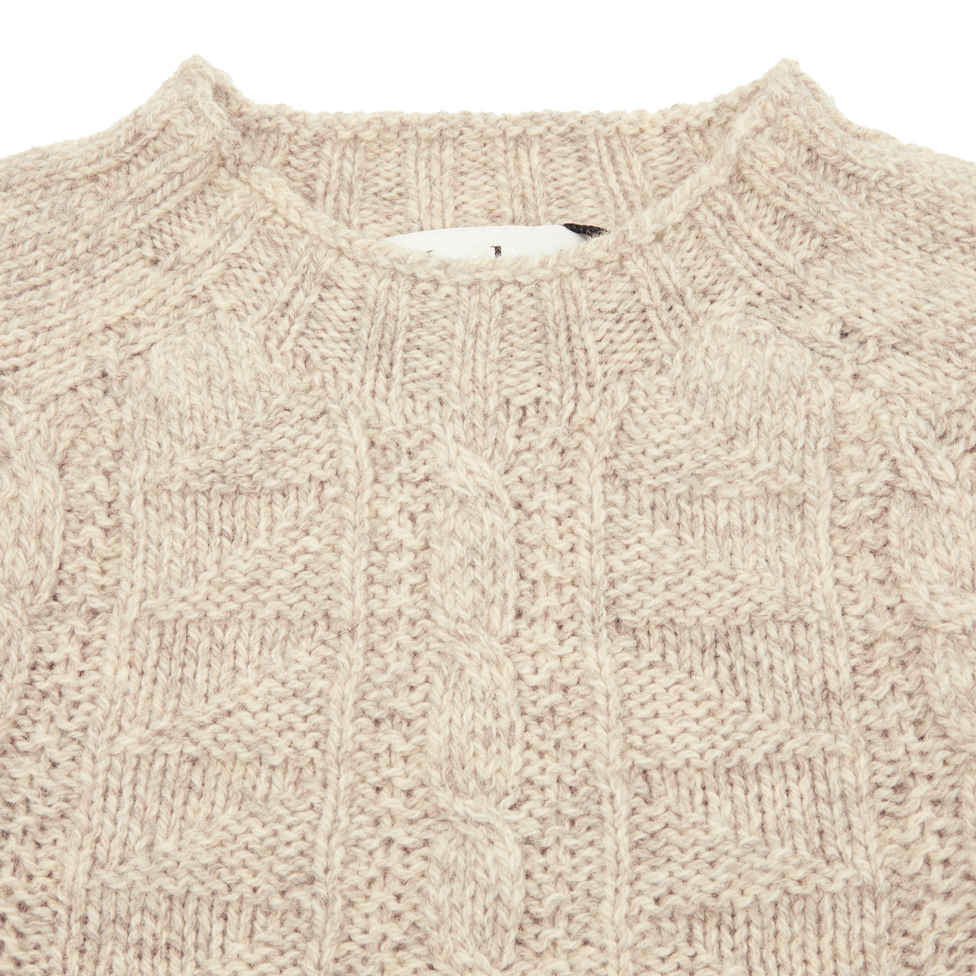 Harley Chunky Cable Jumper in Corn