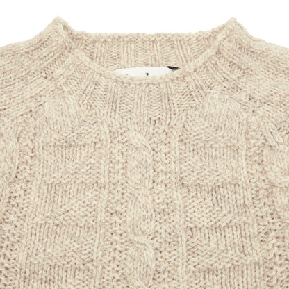 Harley Chunky Cable Jumper in Corn