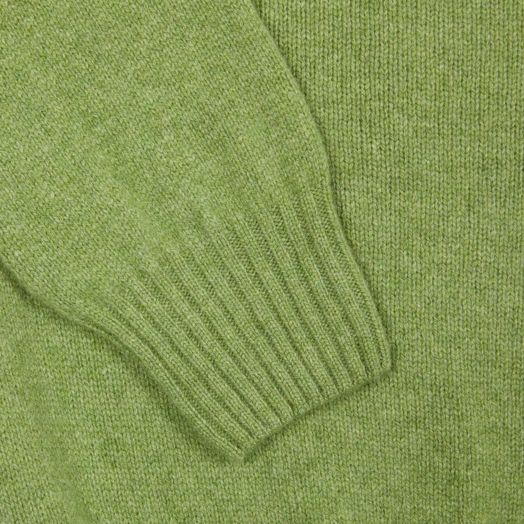 Harley Geelong Lambswool Jumper in Foliage