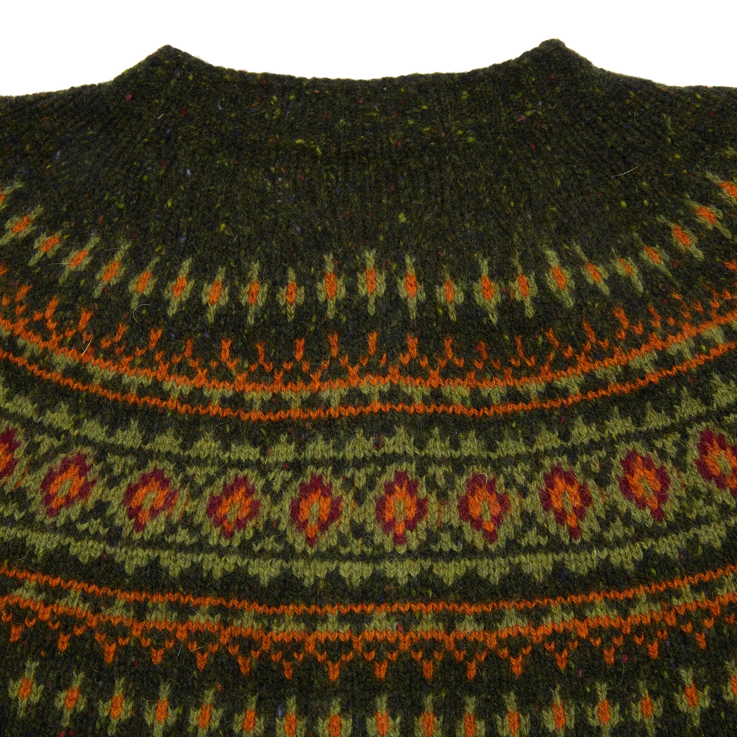Harley Women's Fair Isle Yoke Cardigan in Harris
