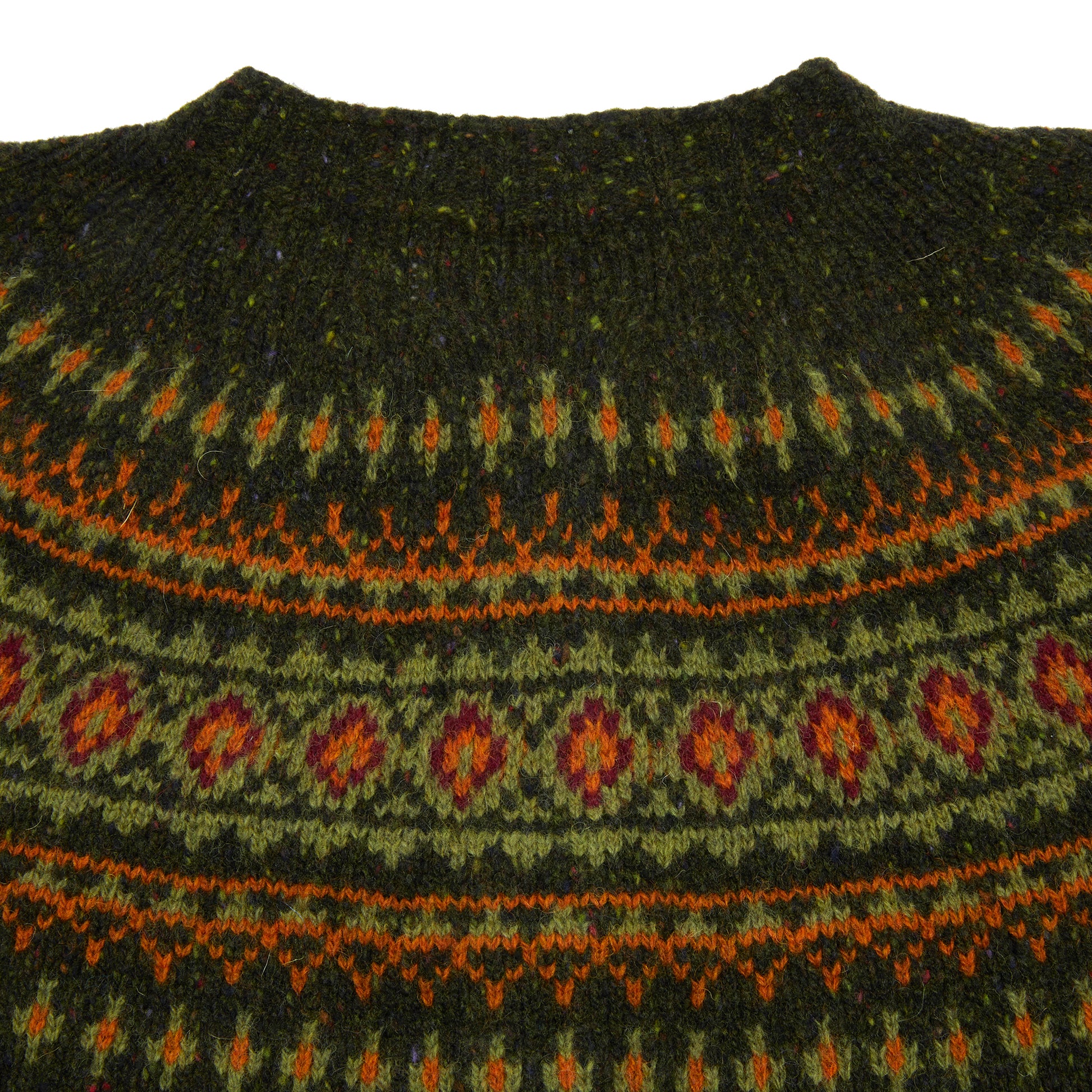Harley Women's Fair Isle Yoke Cardigan in Harris