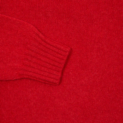 Harley Crew-Neck Lambswool Jumper in Jasper