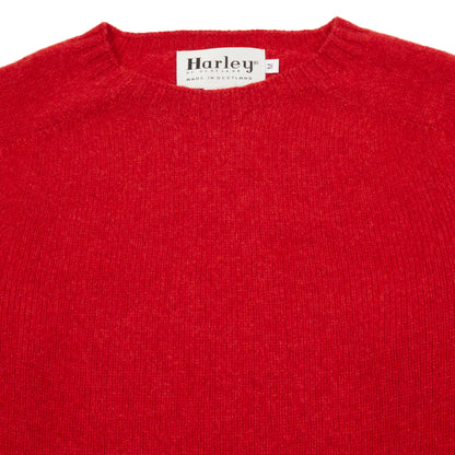 Harley Crew-Neck Lambswool Jumper in Jasper