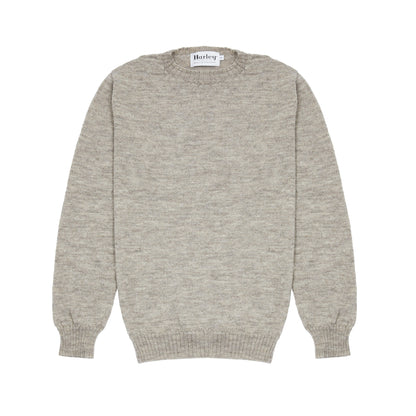 Harley Voe True Shetland Jumper in Natural Silver
