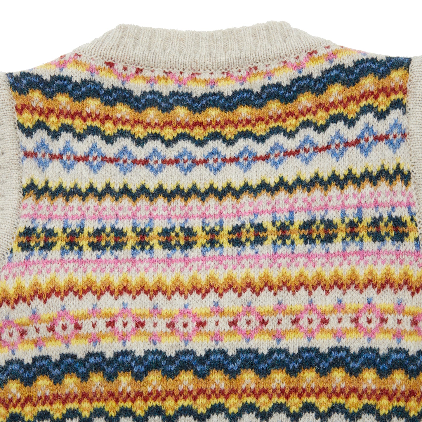 Harley Women's Fair Isle Slip Over in Putty