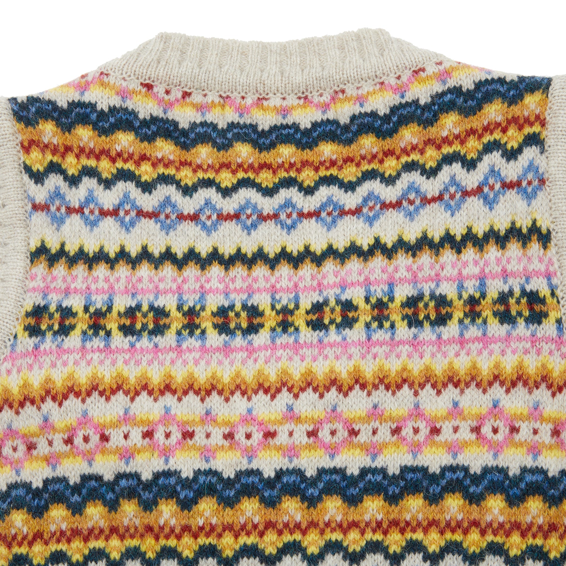 Harley Women's Fair Isle Slip Over in Putty