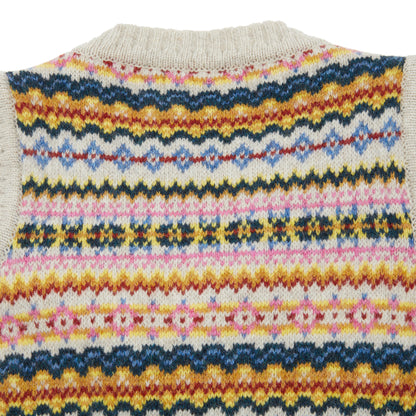 Harley Women's Fair Isle Slip Over in Putty