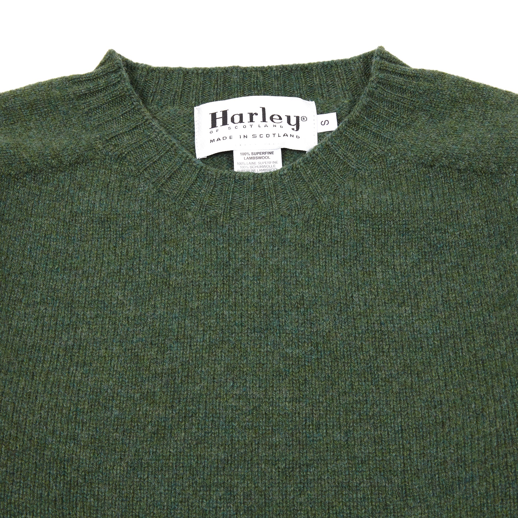 Harley Geelong Lambswool Jumper in Serpentine