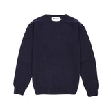 Harley Crew-neck Supersoft Shetland Jumper in New Navy