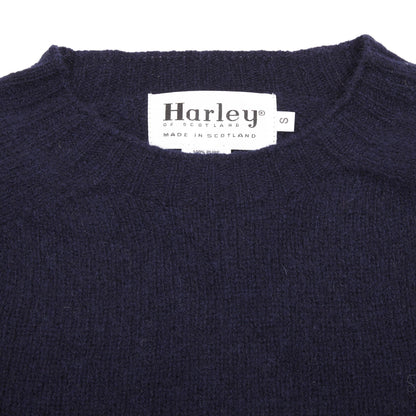 Harley Crew-neck Supersoft Shetland Jumper in New Navy