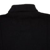 Harley Roll-Neck Lambswool Jumper in Black