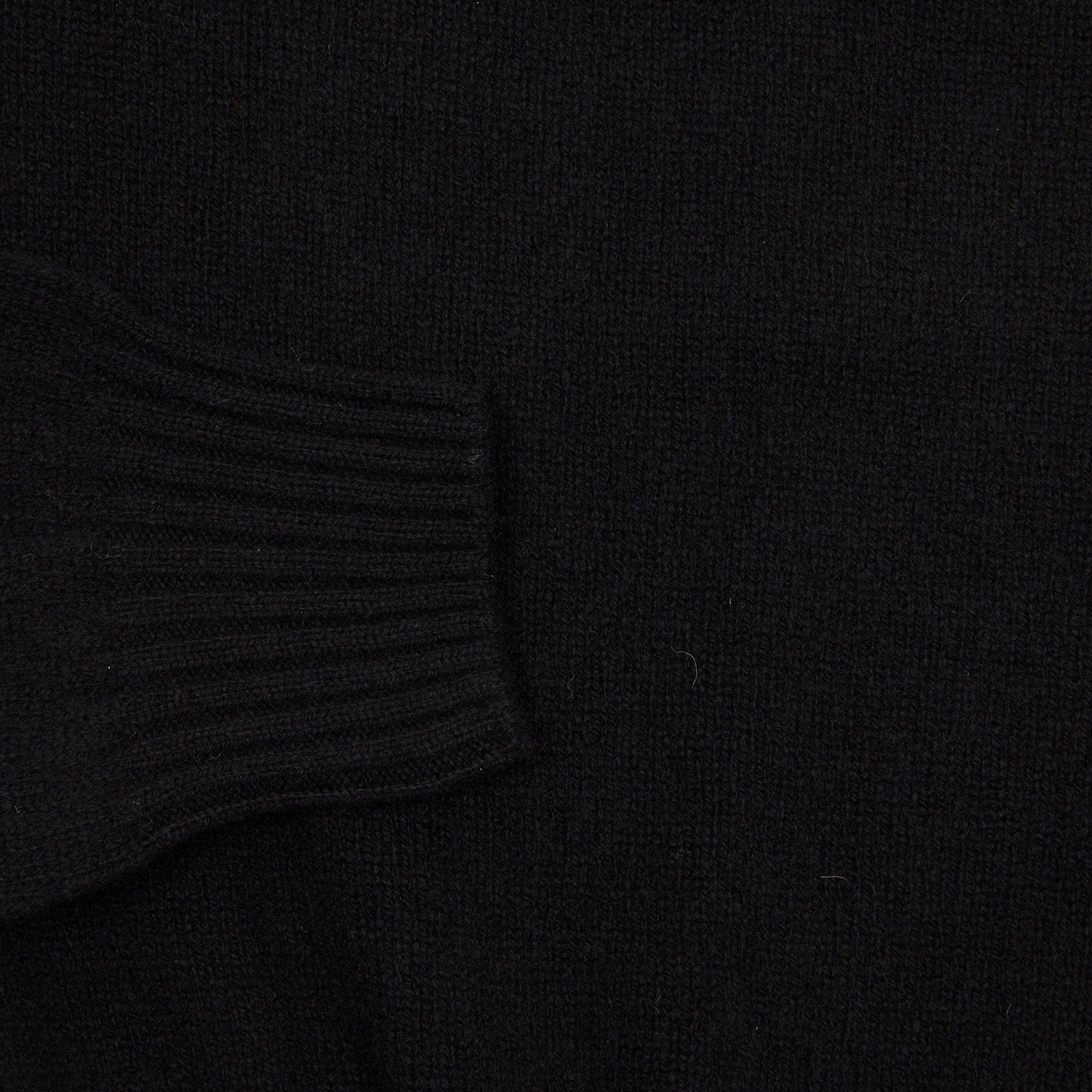 Harley Roll-Neck Lambswool Jumper in Black