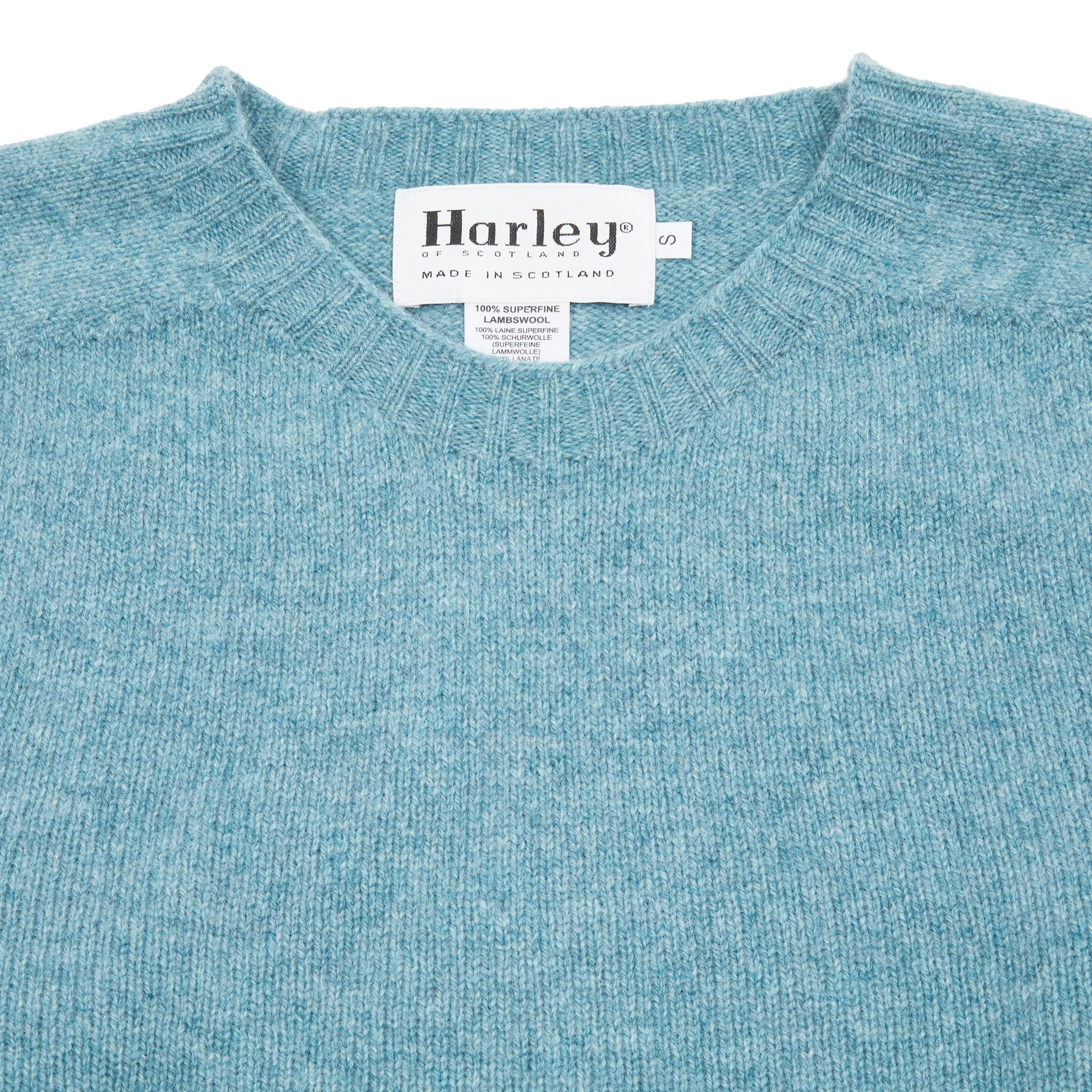 Harley Lambswool Jumper in Oribe Green